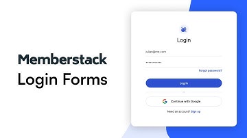 Create a Login Form in Webflow Easily | Memberstack Tutorials