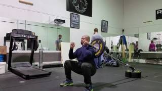 Landmine Hack Squats