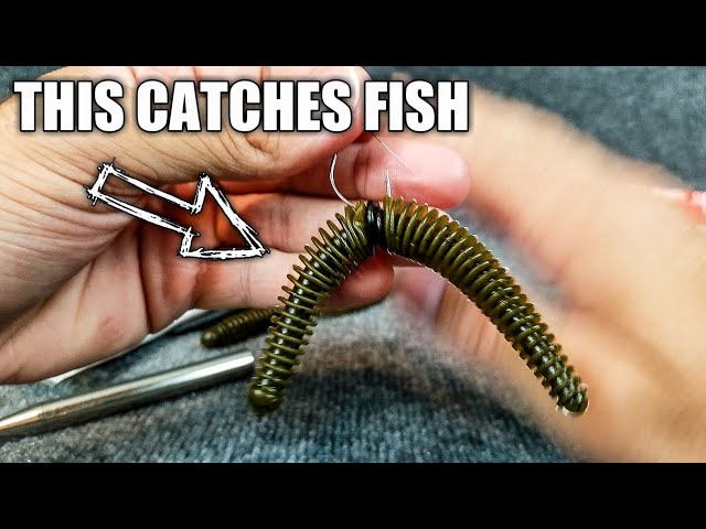 How to Setup the Weighted Wacky Rig - For Summer Bass Fishing (Flick Shake  Rig) 