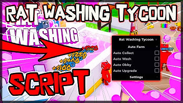 BEST | Rat Washing Tycoon Script *2023* Very OP