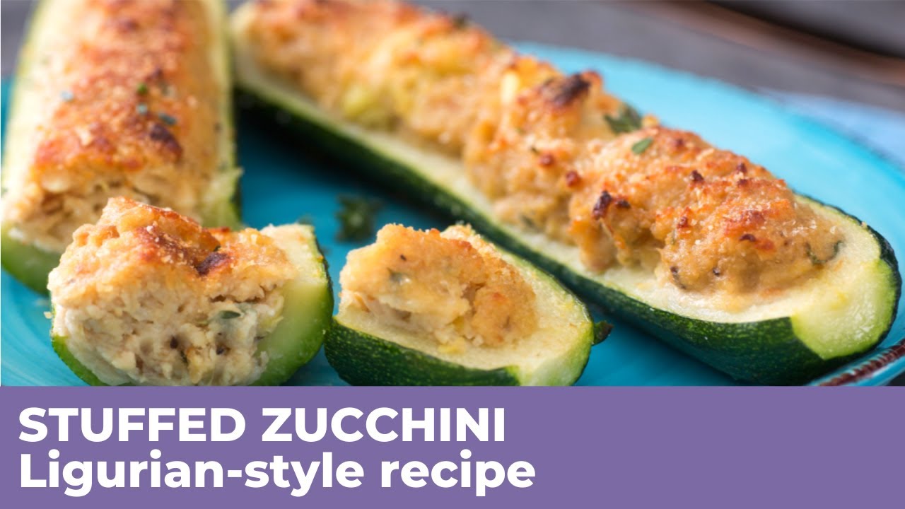 STUFFED ZUCCHINI: Italian recipe WITHOUT MEAT! - YouTube