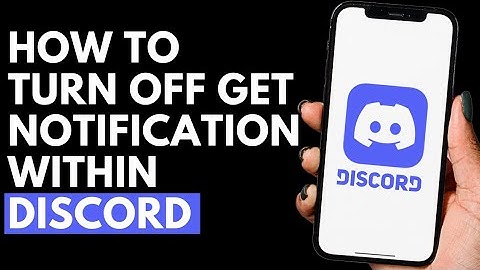 How To Turn Off Get Notification Within Discord | Discord Tutorial
