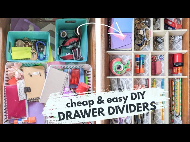 DIY Drawer Organizer in 30 Minutes on a Budget - DIY Candy