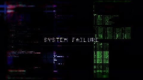 Cinematic System Failure Glitch Hud | Motion Graphics - Videohive template