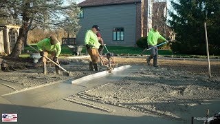 HMG Construction  Driveway Pour & Finish  7648 S Tipp Cowlesville Rd