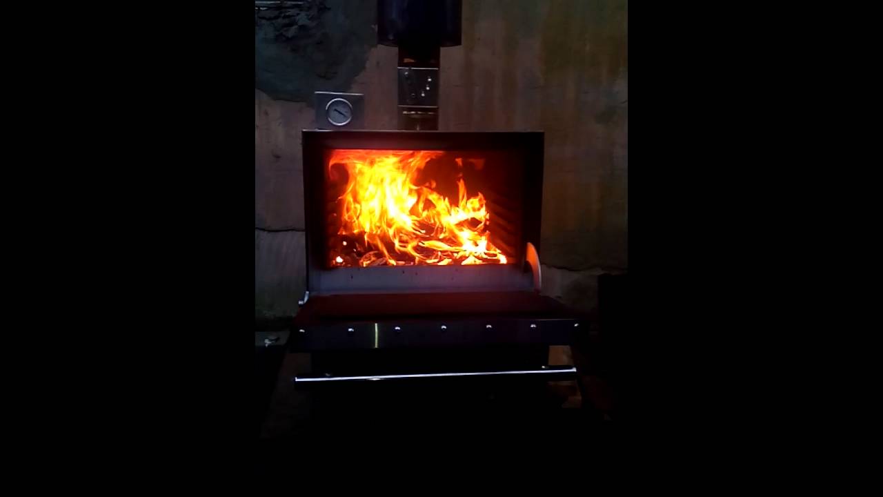 Печка гриль - YouTube