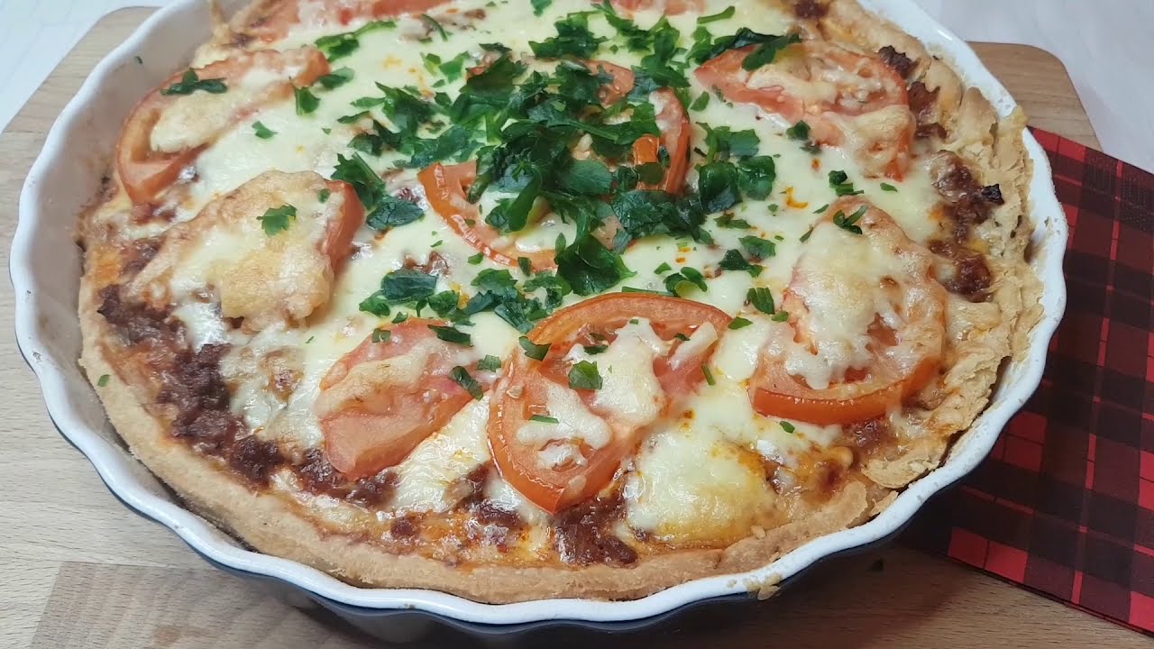 Internette en çok aranan yemek tarifi Taco pay (Taco paj) Bildiginiz tariflerden cok farklı