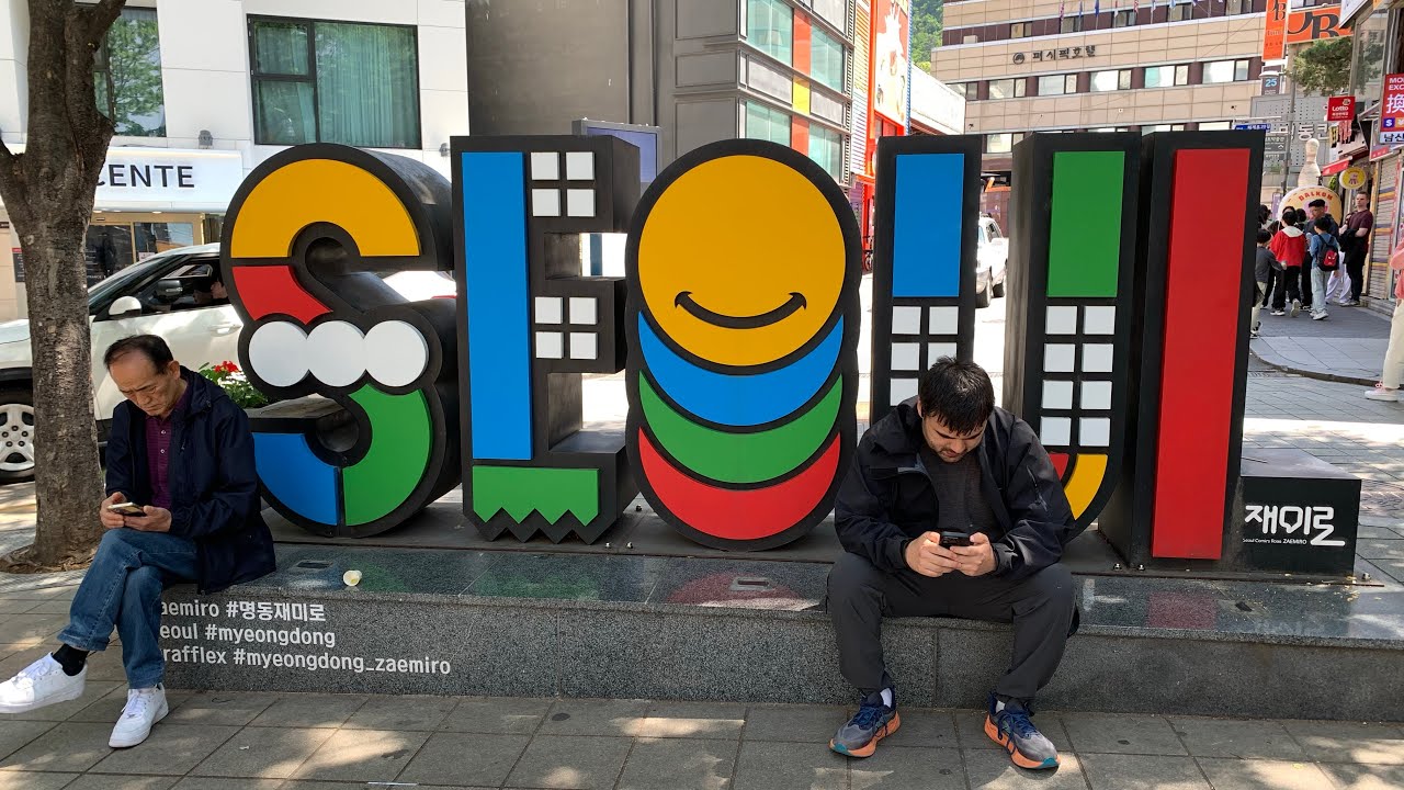 First Time in Myeongdong, South Korea