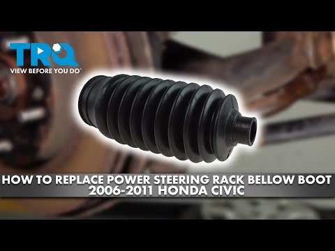 How to Replace Power Steering Rack Bellow Boots 2006-2011 Honda Civic