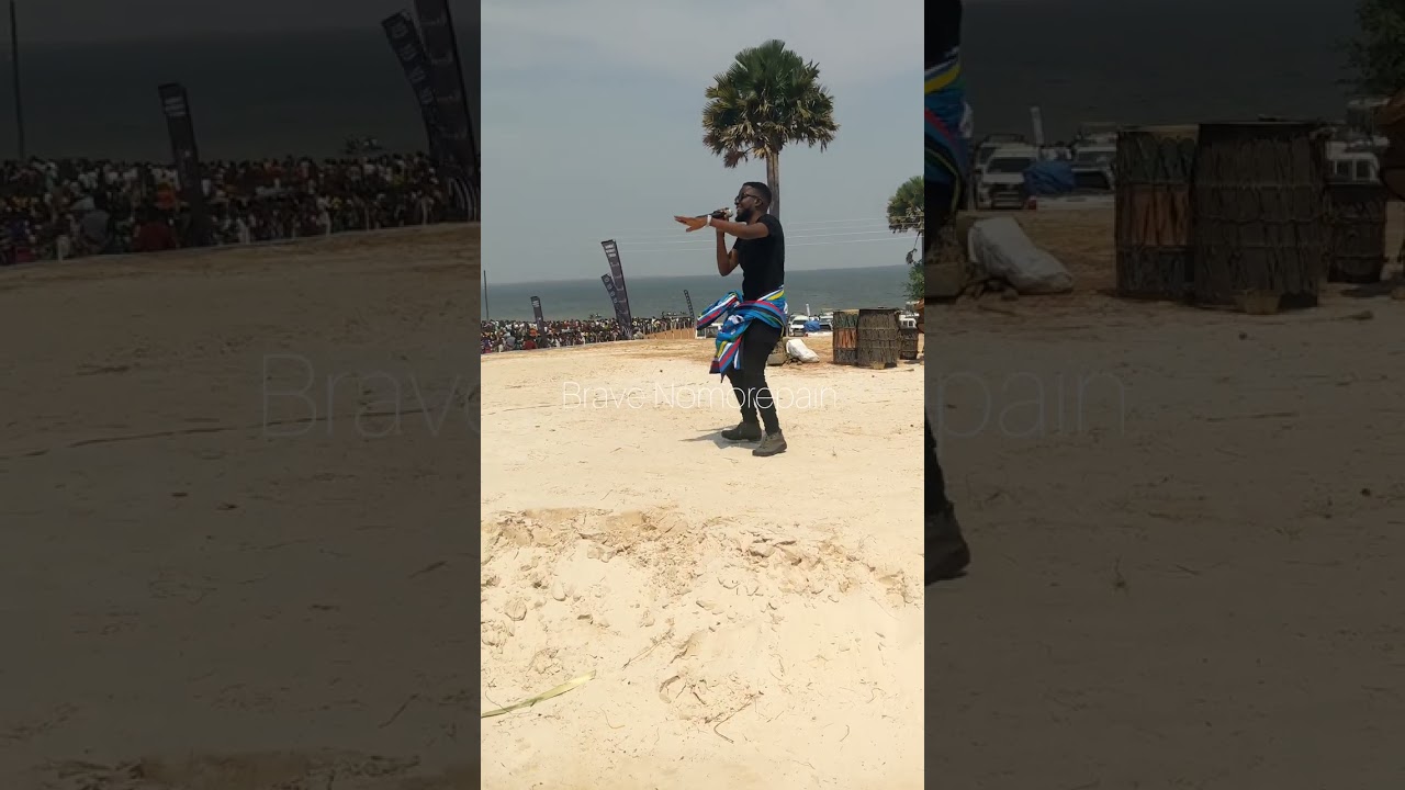 Brave Nomore pain performing at ukwanga ceremony in lubwe chifunabuli 