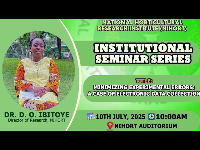 MINIMIZING EXPERIMENT ERRORS: A CASE OF ELECTRONIC DATA COLLECTION