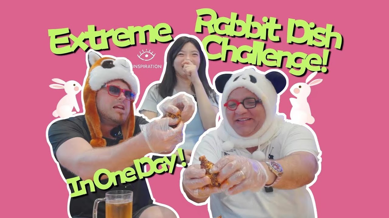 Extreme rabbit dish challenge with two #food bloggers! - YouTube