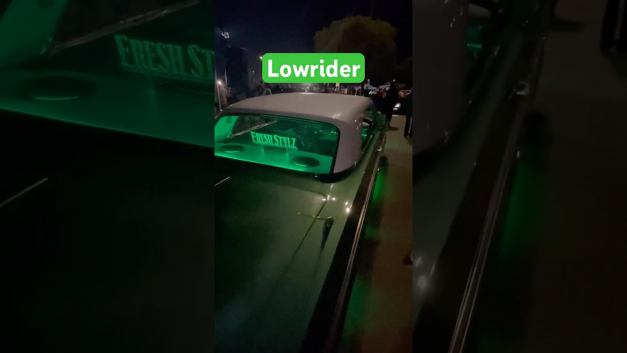 Fresh Stylz Lowrider Custom with green neons.  