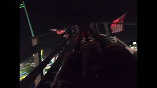 MineBlower Front Row On-Ride Nighttime POV FunSpot Kissimmee 12/2/23