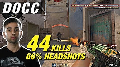D0cC mirage game (44 kills) 66% HEADSHOTS!  CSGO D0cC POV