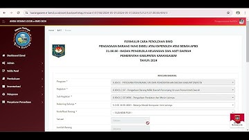 Tutorial Input Pengadaan Peralatan & Mesin pada Aplikasi e-BMD