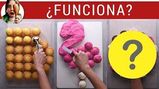 INTENTÉ HACER UN PASTEL DE CUPCAKES ¡MIren cómo me quedó!