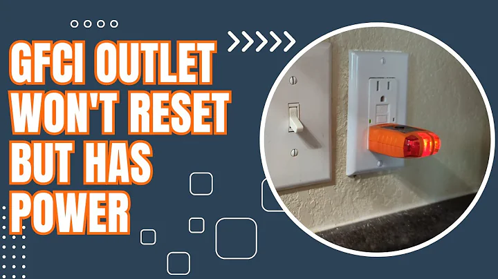 Kitchen GFCI Won't Reset But Has Power