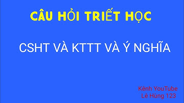 Câu hỏi MQH giữa CSHT VÀ KTTT, RÚT RA Ý NGHĨA PPL