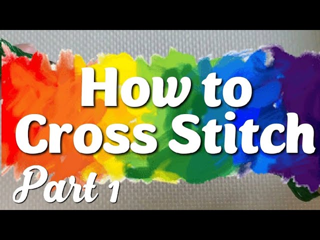 Beginner's Guide to Cross Stitch with Waste Canvas ASN #3517 – Knit Wit  Kreations