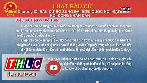Phổ biến Luật Bầu cử đại biểu Quốc hội và đại biểu HĐND các cấp (12/4/2021) | THLC