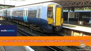A scenic ride through the Hastings line with Southeastern's Class 375