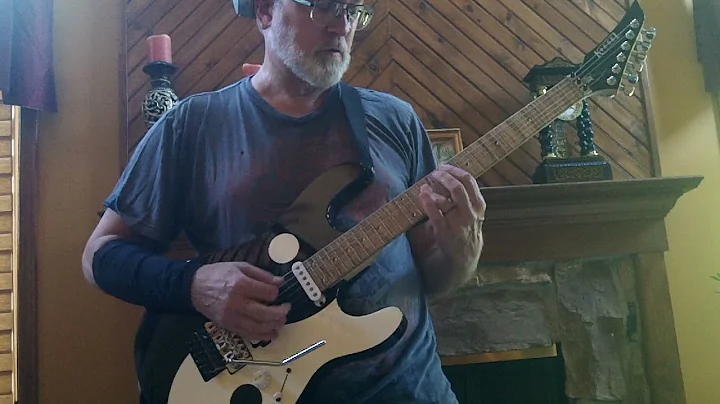 Kiesel Jason Becker Yin Yang guitar (JBYY), playing Rundgren's Communion With the Sun