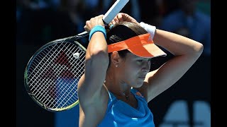 Ana Ivanovic vs Eugenie Bouchard AO 2014 Highlights