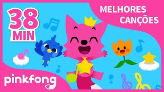 Olá, Pinkfong e mais músicas infantis | + Compilação | Pinkfong Canções para crianças