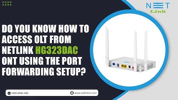 Do you know How to access OLT from Netlink HG323DAC ONT using the port forwarding setup-110