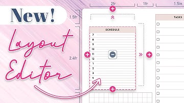New Feature! Edit Layouts & Widgets all together