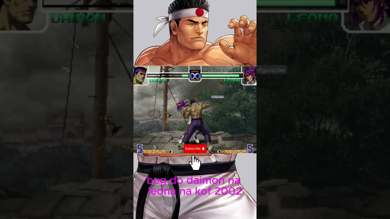 bug do daimon na leona na kof 2002