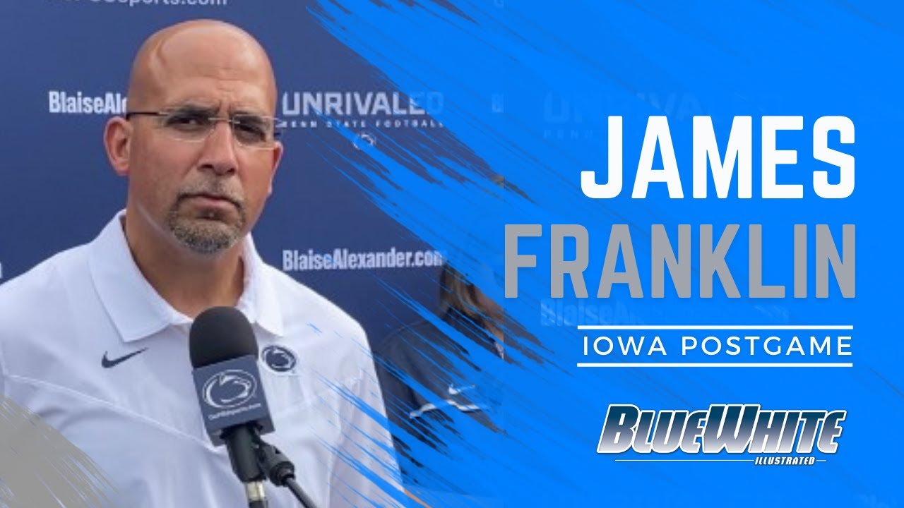 Penn State coach James Franklin speaks to the media following loss at Iowa  - YouTube