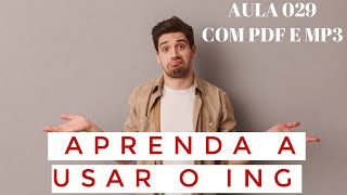 Download Descubra o que é o Gerúndio em Inglês - Aula COMPLETA 29 com pdf e mp3 para baixar Descubra o que é o Gerúndio em Inglês - Aula COMPLETA 29 com pdf e mp3 para baixar