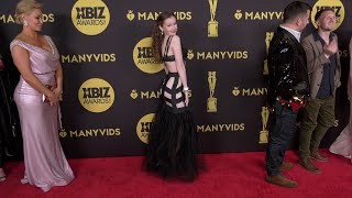 Emily Bloom 2022 XBIZ Awards Red Carpet Fashion Broll