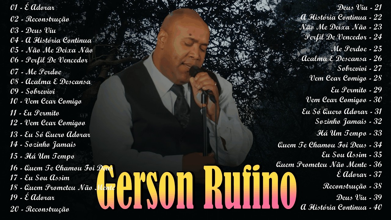 Unção e Poder,Fé Constante,Deus Maravilhoso - Gerson Rufino - Louvores Profundos 2026