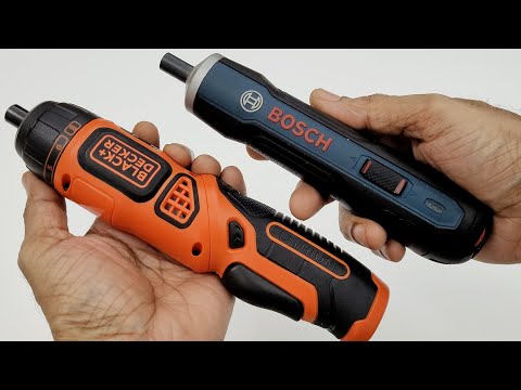 Black & Decker vs Bosch Cordless Screwdriver