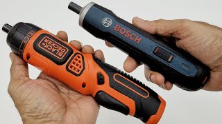 Black Decker Vs Bosch Cordless Screwdriver Li-Ion