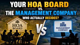 Your HOA Board vs. the Management Company: Who Actually Decides?