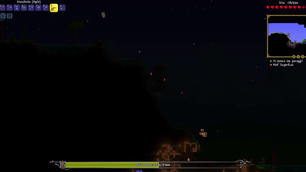 Terraria Ep 98 (pt.2) BOSS Tiki Totem (Idolo Legnoso delle Tribù Pigmee) YouTube