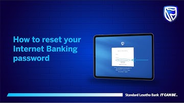 How to reset your Internet Banking password
