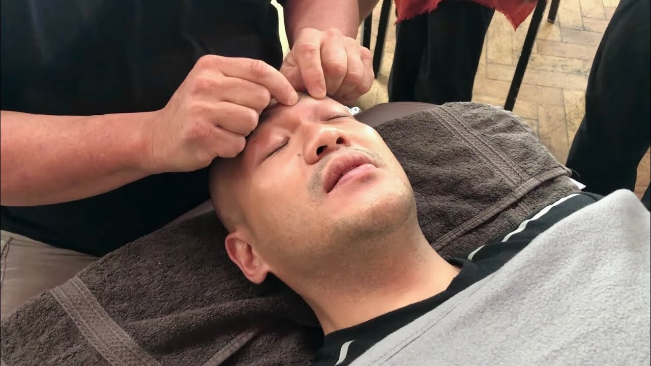 Raynor Face and Intense Deep Tissue Massage on Jeremy in London (2019)