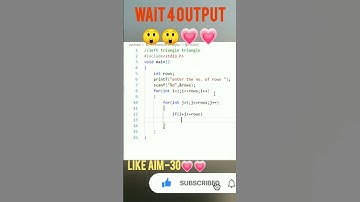 inverted left triangle pattern in c language| #shorts #programming #shortsindia