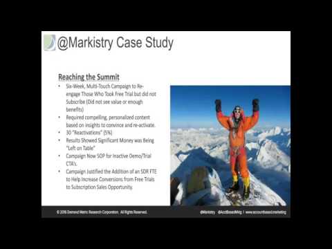 Vendemore: ABM Consortium Webinar "The Case for ABM - Lessons from the Masters"