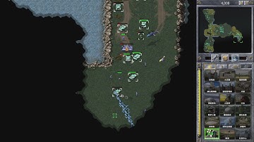 Red Alert Remastered-Mujalli Mod-Ukraine VS 4 Hard Soviet "Hold your hill 4vs1 (J3N5T4Rs Map #3)"