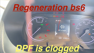 Regeneration in bolero neo DPF clogged problem solved in park assist #dpf warning light