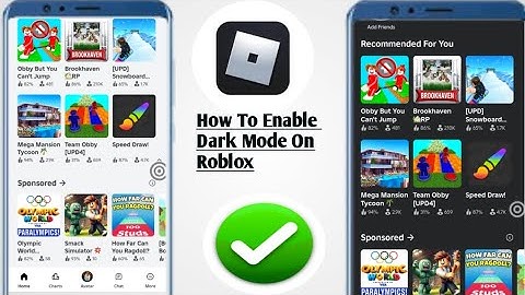 How To Enable Dark Mode On Roblox Mobile 2024 I How To Turn On Dark Mode On Roblox 2024