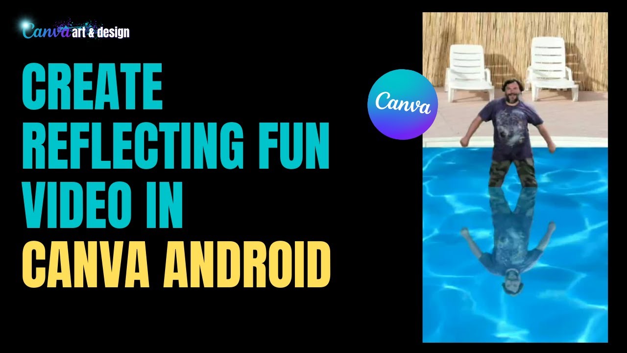 Create video reflection effect in Canva | how to make funny reflecting ...
