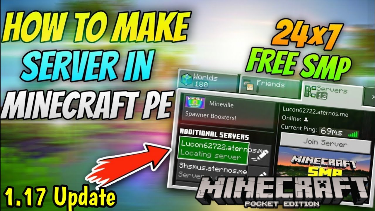 The Easiest Way to Make a Server in Minecraft PE