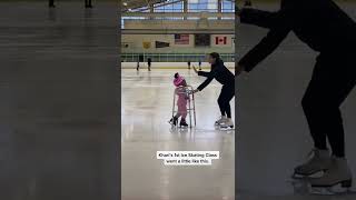 Khari’s 1st Toddler Ice Skating Lesson